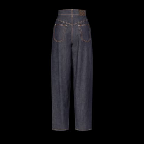Wide-Cut Pleat Jeans alternative